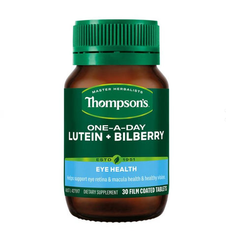 Thompsons Lutein + Biberry 30 Tablets - RPP ONLINE