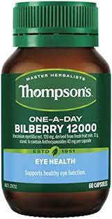 Thompson's One - A - Day Bilberry 12000 Eye Health 60 Capsules - RPP ONLINE