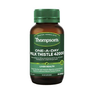 Thompson's One - A - Day Milk Thistle 42000mg 60 Capsules - RPP ONLINE