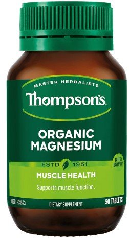 Thompson's Organic Magnesium 50 Tablets - RPP ONLINE