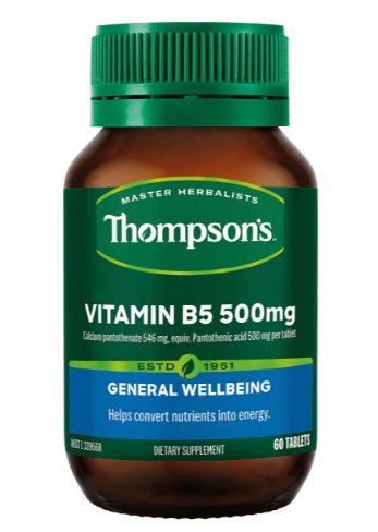 Thompson's Vitamin B5 500mg 60 Tablets - RPP ONLINE