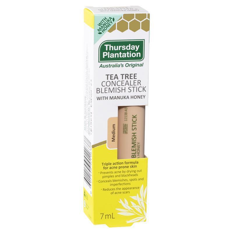 วันพฤหัสบดี Plantation Medium Tea Tree Concealer Blemish Stick 7ml