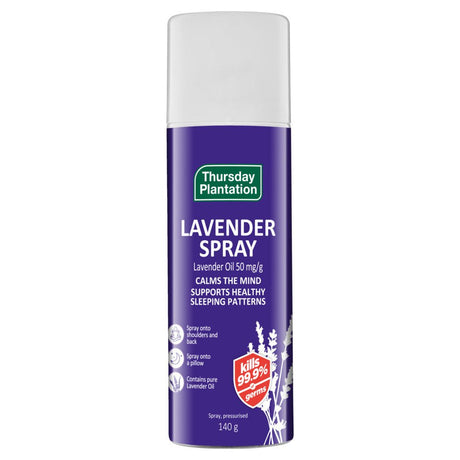 Thursday Plantation Lavender Spray Lavender Oil 50mg/g 140g - RPP ONLINE