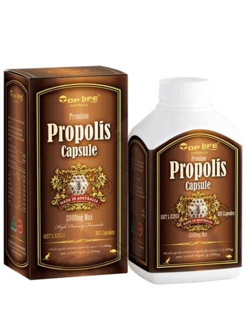 Top Life Premium Propolis Capsule 2000mg Max 365 Capsules - RPP ONLINE