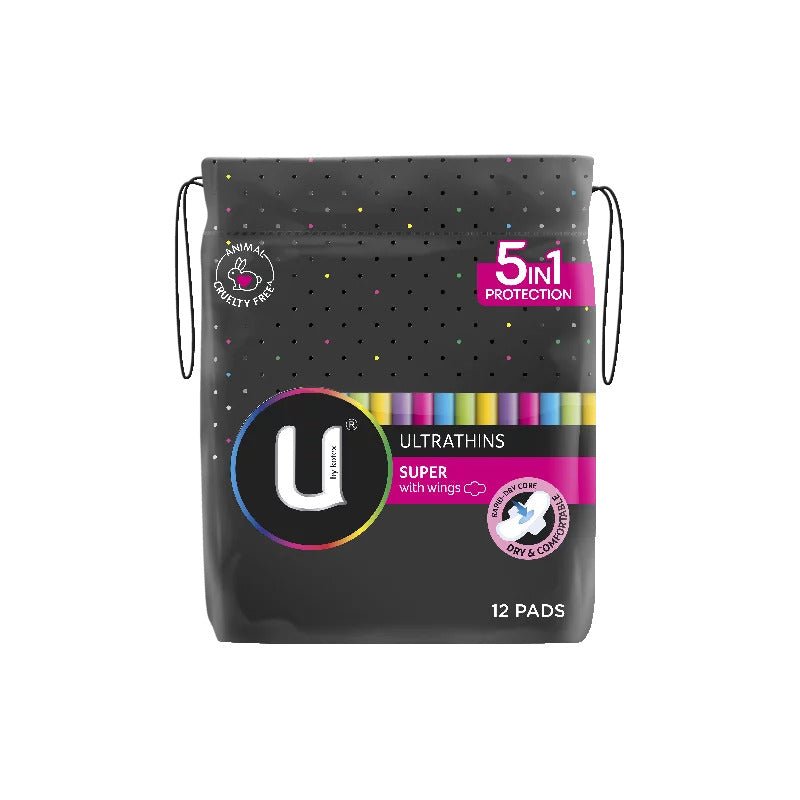 U by Kotex Ultrathins Super Pads with Wing 12 Pads - RPP ONLINE