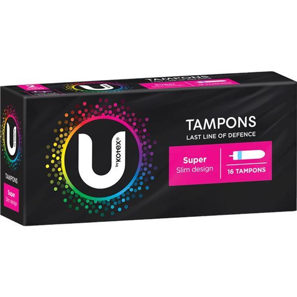 U by Kotex Tampons Super 16 Tampons