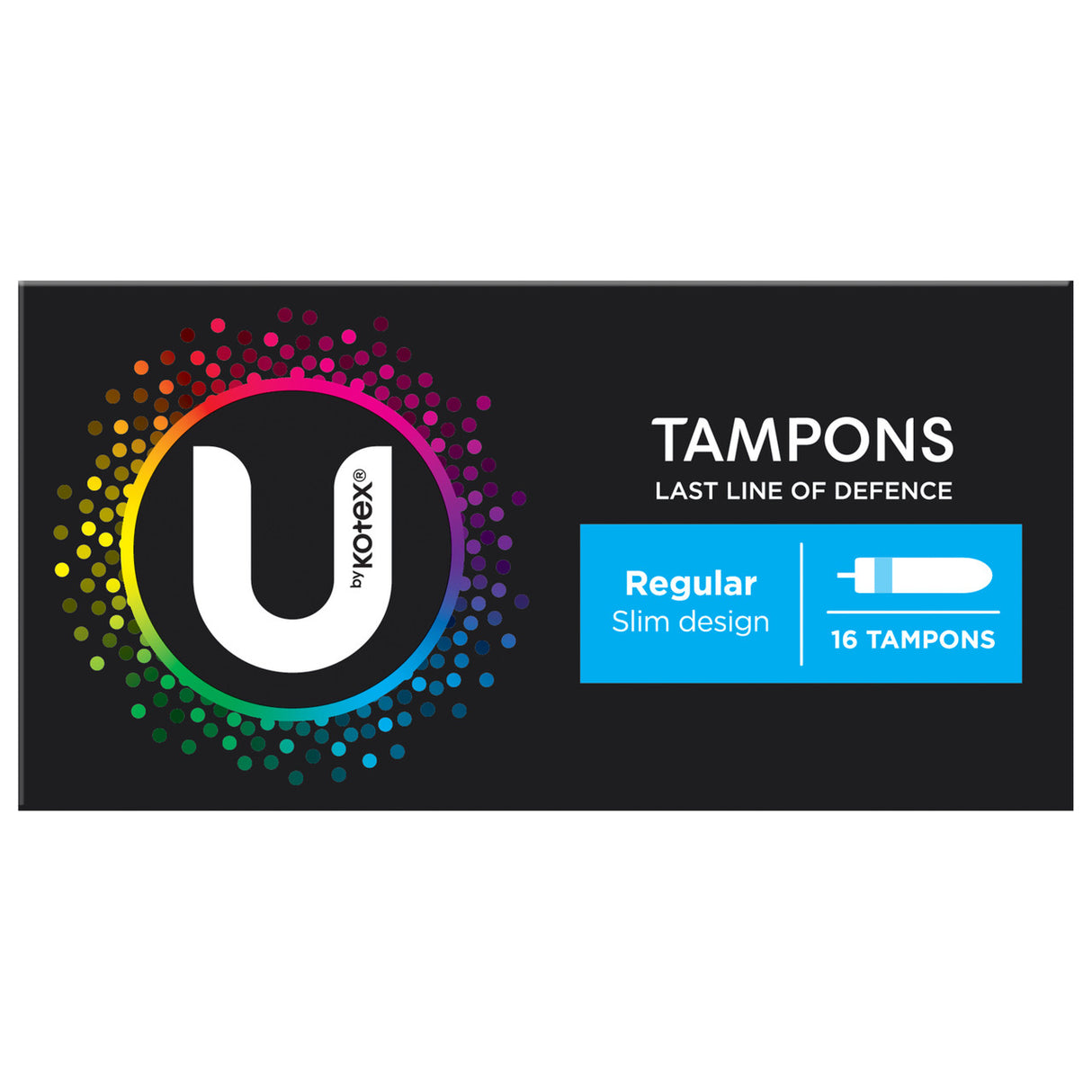 U by Kotex Tampons Regular 16 Tampons