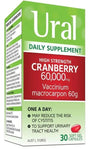 Ural High Strength Cranberry 60000mg 30 Capsules - RPP ONLINE