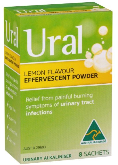 Ural Lemon Effervescent Powder 8 Sachets - RPP ONLINE