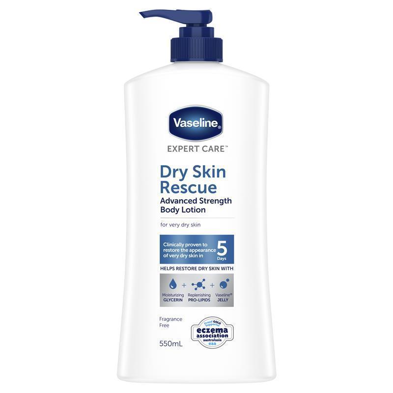 Vaseline Expert Care Dry Skin Rescue 550ml