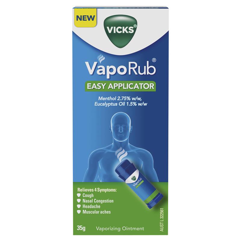 Vicks Vaporub易于涂抹器35G