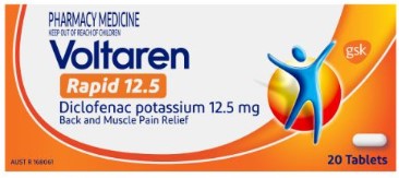 Voltaren Rapid 12.5mg 20 เม็ด