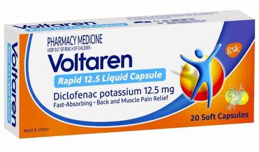 Voltaren Rapid 12.5mg Liquid 20 Soft Capsules