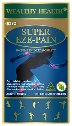 Wealthy Health Super Eze-Pain Increase Joint Mobility 120 Tablets