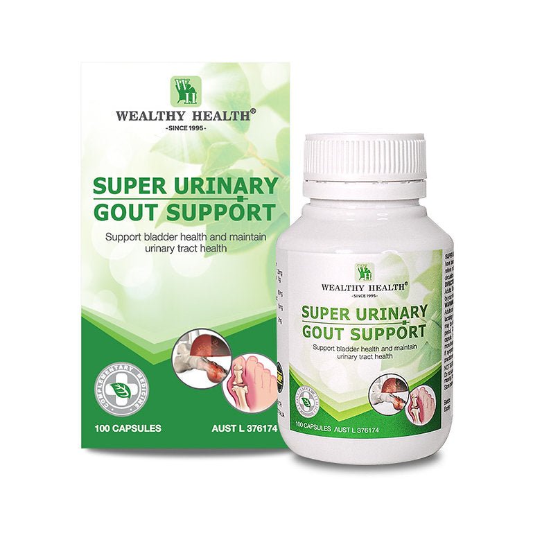 Wealthy Health Super Urinary Gout Support 100 Capsules - RPP ONLINE