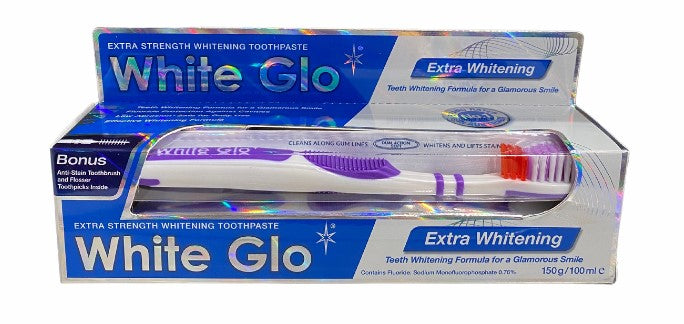 White Glo Extra Whitening Toothpaste 150g