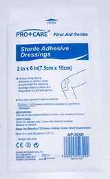 Pro+Care Sterile Clear Adhesive Waterproof Dressings (7.5cm x 15cm)