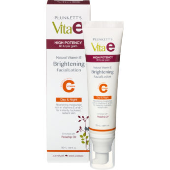 Plunkett's Vita E Natural Vitamin E Brightening Facial Lotion 50ml