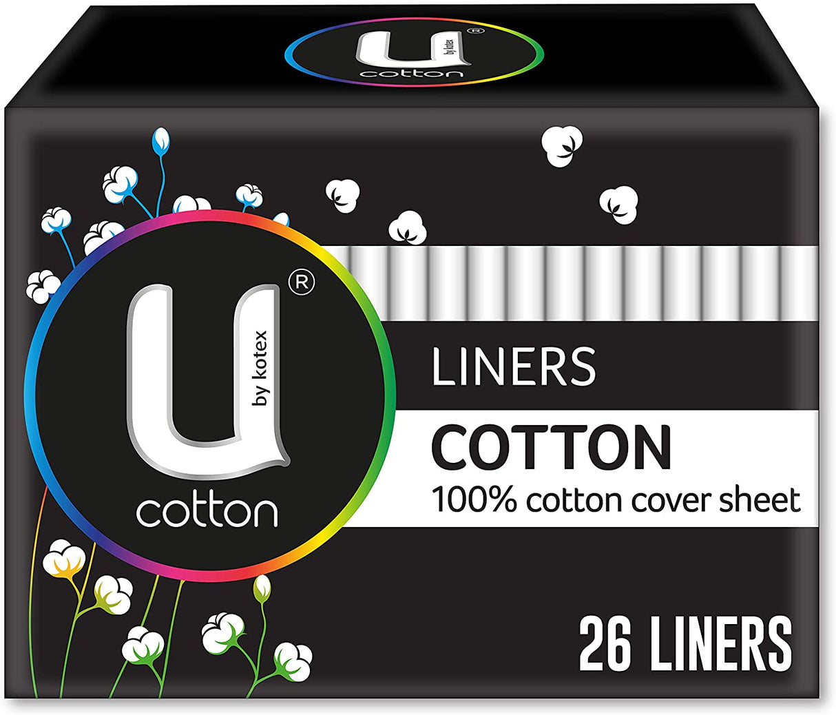 U by Kotex Cotton Liners 26 Liners