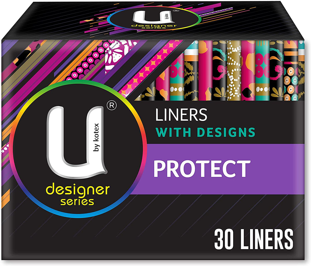 u โดย kotex ปกป้อง liners ด้วยการออกแบบ 30 liners