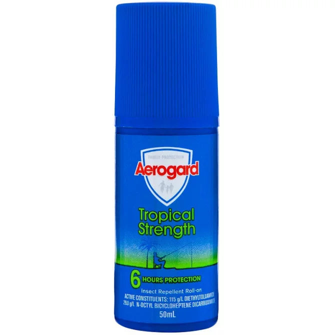 Aerogard Tropical Strength Insect Repellent Roll On 50ml