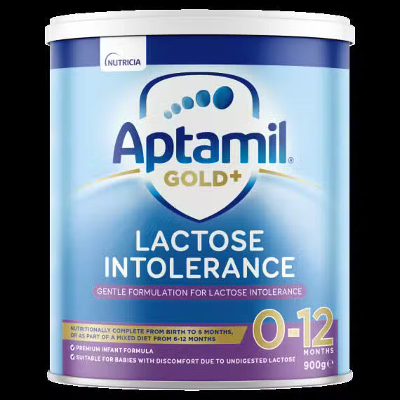 Aptamil Gold+ Lactose Lostolerance 0-12 เดือน 900 กรัม