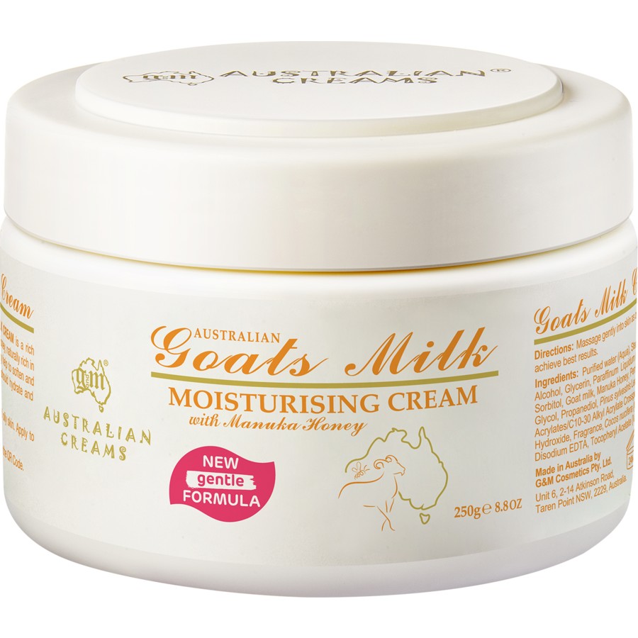 Australian Creams Goats Milk Manuka Honey Moisturising Cream 250g