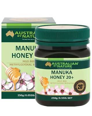 ออสเตรเลียโดย Nature Manuka Honey 20+ (MGO 800) 250 กรัม