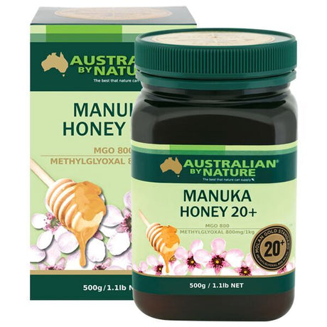 Australian By Nature Manuka Honey 20+ (MGO 800) 500g