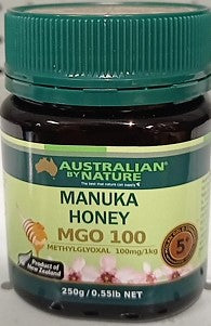 Australian By Nature Manuka Honey 5+ (MGO 100) 250g