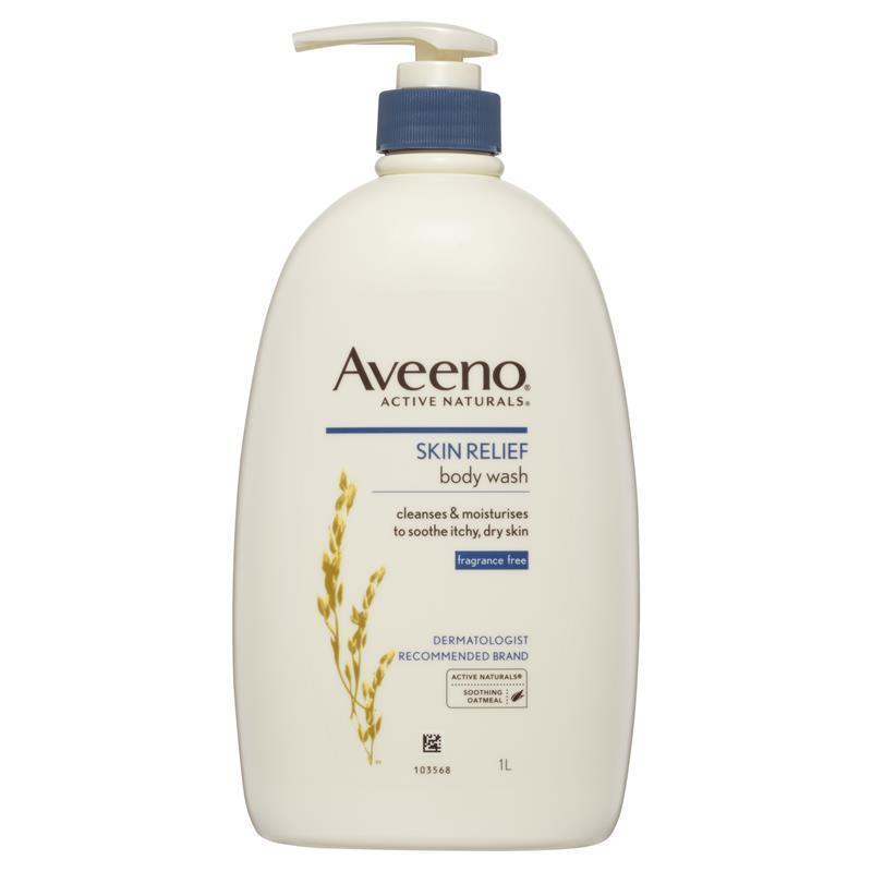 Aveeno Active Naturals Skin Relief 无香料沐浴露 1L