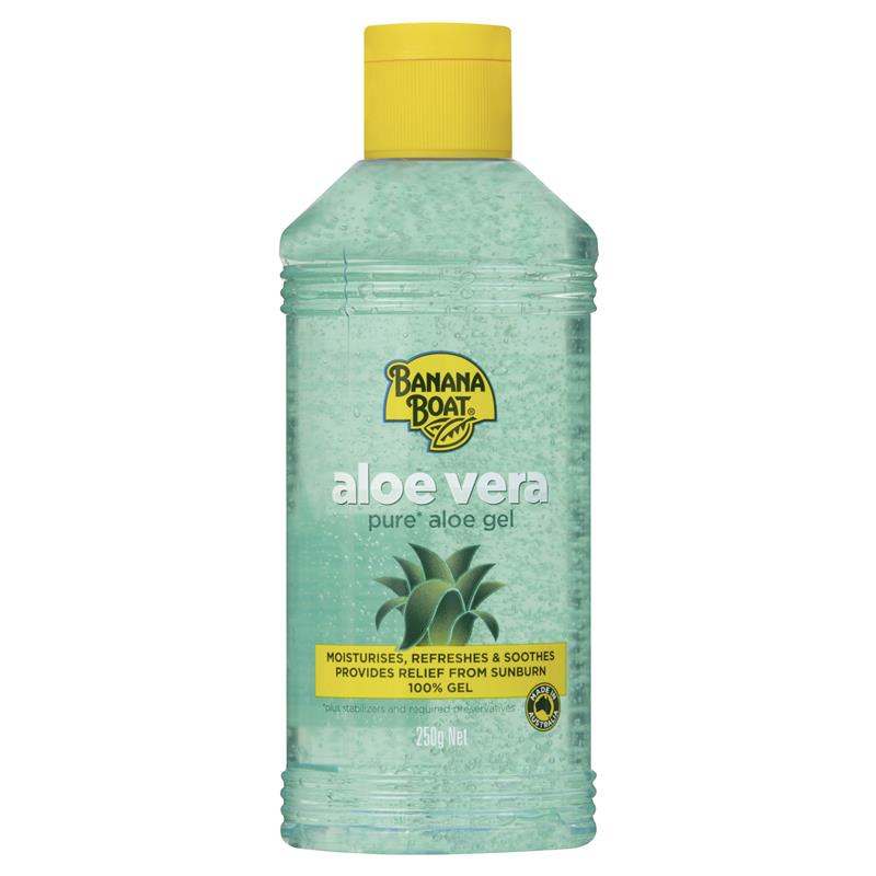 เรือกล้วยหลังจาก Sun aloe vera gel 250g