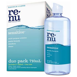 Bausch & Lomb Renu โซลูชันอเนกประสงค์ที่มีความไว 2 x 355ml