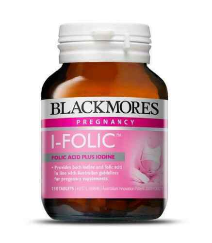 การตั้งครรภ์แบล็กมอร์ส I-Folic 150 เม็ด