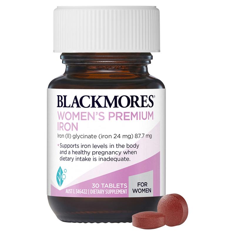 Blackmores 女性优质铁 30 片装