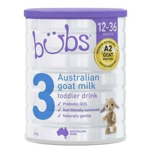 Bubs A2 Australian Goat Milk Toddler Drink Stage 3 Toddler 800G