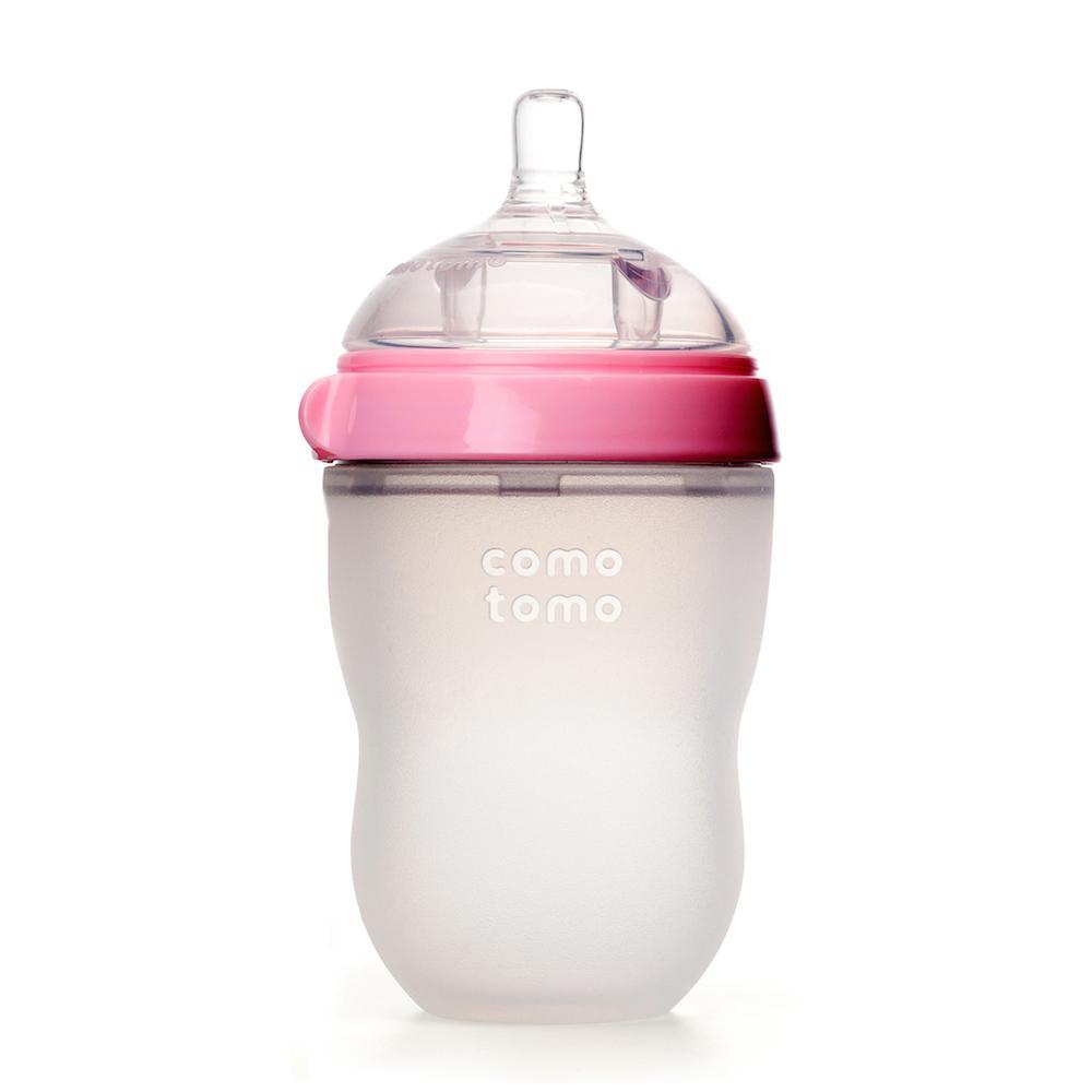 Como Tomo Baby Bottle 250ml Pink 3m+