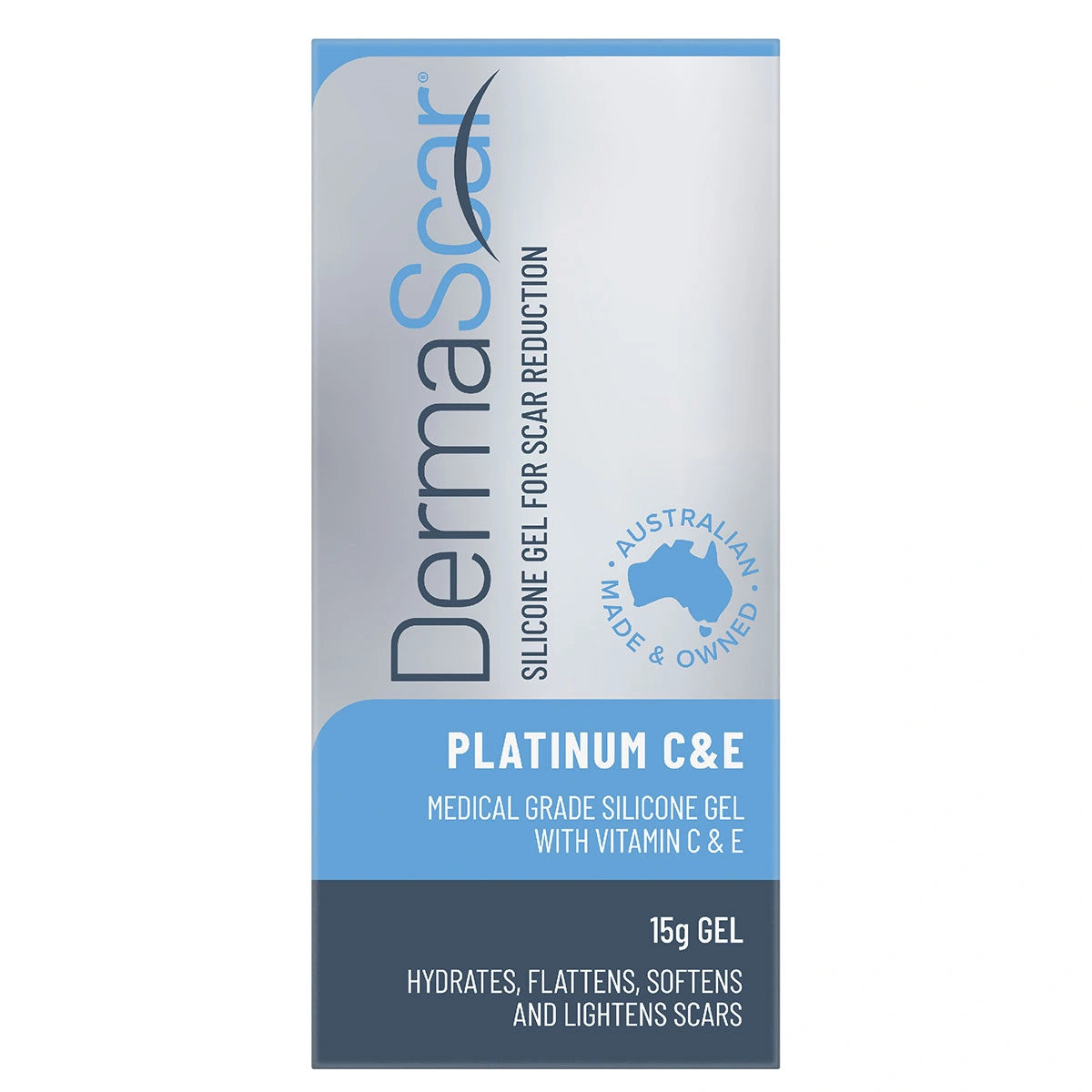 DermaScar Platinum C& E Silicone Gel with Vitamin E 15g