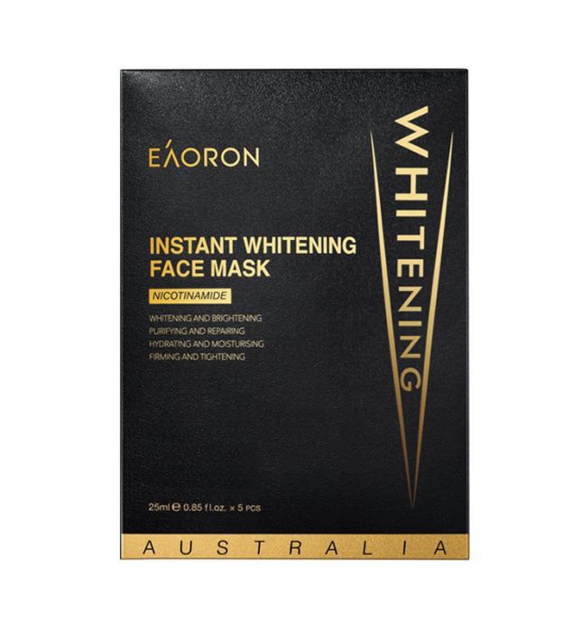 หน้ากากใบหน้าที่สว่างไสวทันที Eaoron 25ml x 5 ชิ้น