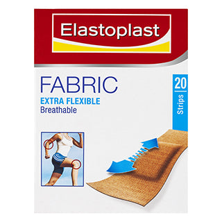 Elastoplast Fabric Band Aids Extra Flexible 20 Pack