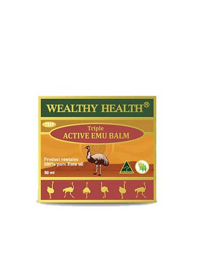 Wealthy Health Triple Active Emu Balm 50ml