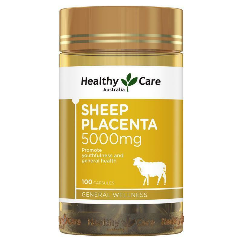 Healthy Care Sheep Placenta 5000mg 100 Capsules