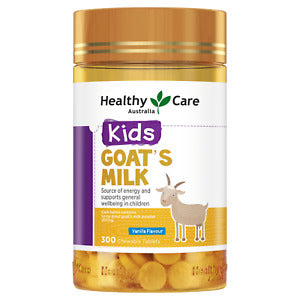 Healthy Care Kids Goat's Milk Vanilla Flavour 300 Tablets