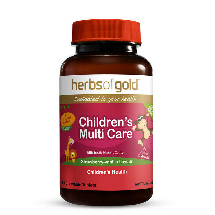 Herbs of Gold Childrens Multi Care 60 Tablets