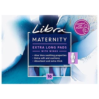 Libra Maternity Winged Pads 10 Pack