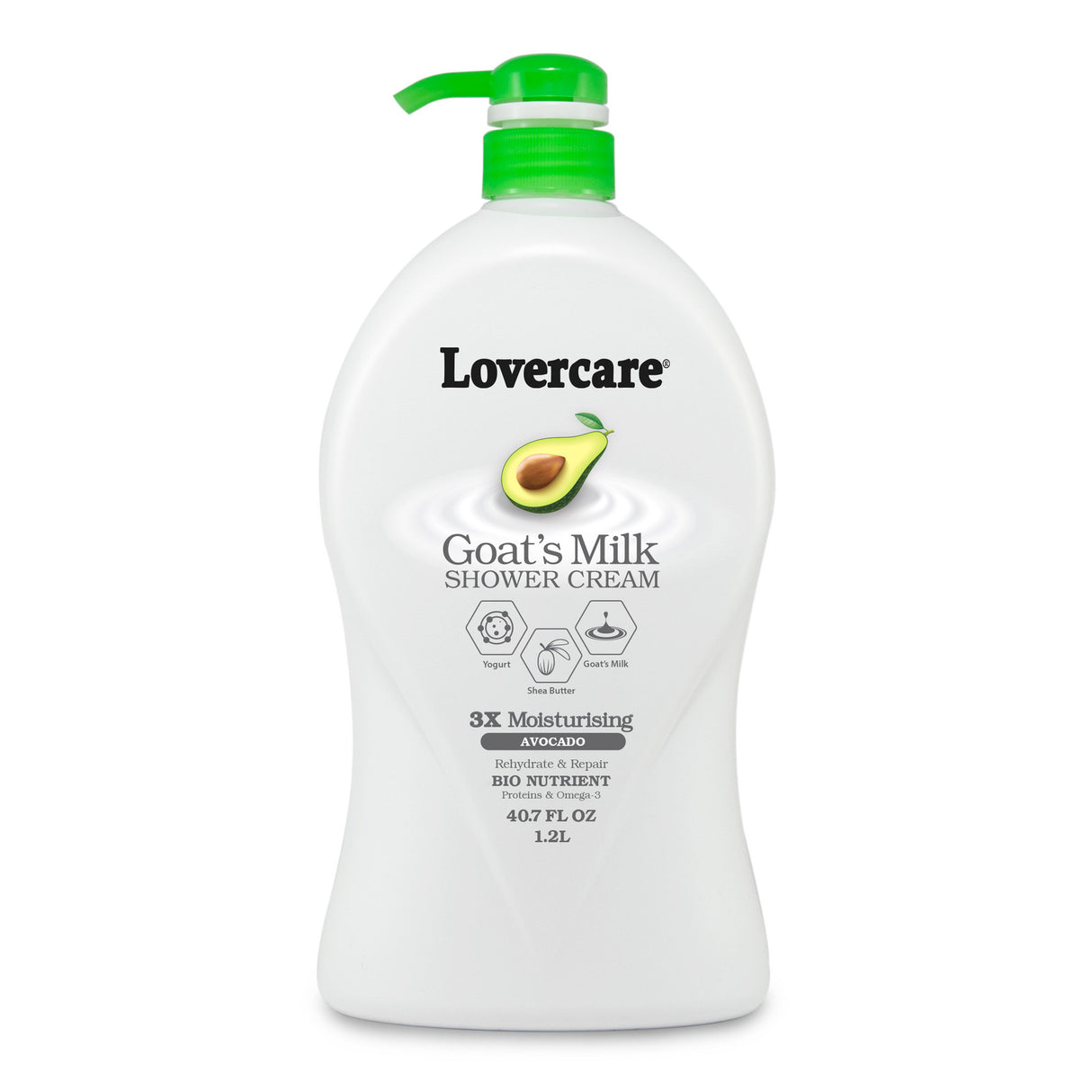 Lovercare Goat's Milk Shower Cream Avocado 1.2L