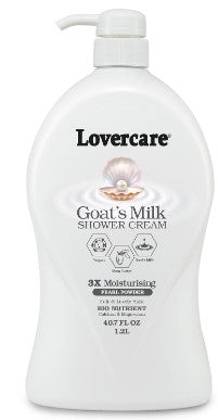 Lovercare Goat's Milk Shower Cream Pearl Powder 1.2L