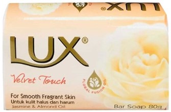 SOAP BAR LUX VELVET TOUCH 3X80G