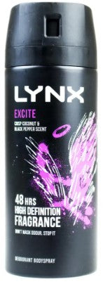 Lynx Body Spray Deodorant Excite 150ml