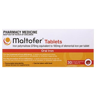 Maltofer Iron Polymaltose 370mg 30 Tablets